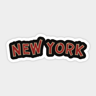 New York Sticker